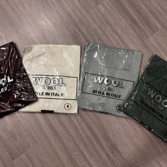 Mens Wool Turtle Neck Sweater - Picture 3 of 8